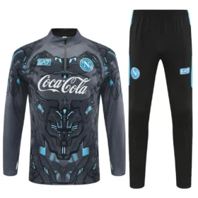 Chándal Napoli Camuflaje Negro Gris 2025/26 — Vista frontal