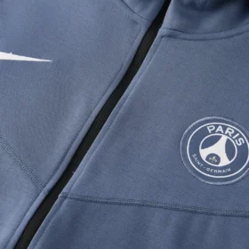 Tuta PSG grigio-blu con cappuccio 2026/27 – vista 4