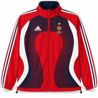 Chaqueta Francia Retro Roja 2006 – vista frontal comercial