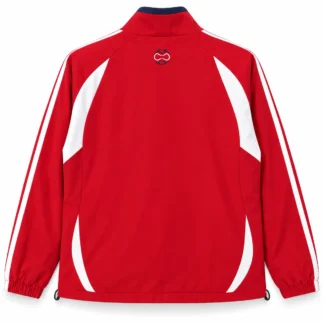 Chaqueta Francia Retro Roja 2006 – vista trasera comercial
