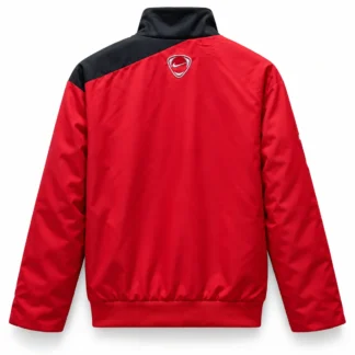 Chaqueta Manchester United Retro Roja AIG 2007/08 – vista trasera comercial
