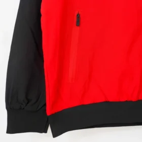 Giacca Manchester United Retro Rossa e Nera 2006/07 – foto reale delle cuciture e della lavorazione