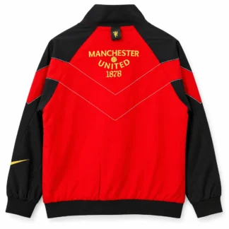 Chaqueta Manchester United Retro Roja y Negra 2006/07 – vista trasera comercial