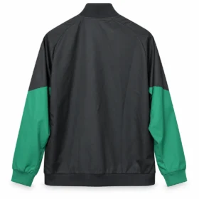 Chaqueta México Negra y Verde con Cremallera – vista trasera comercial