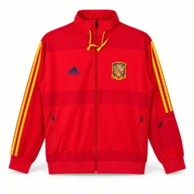 Giacca Spagna 2010 Rossa con Zip – vista frontale commerciale