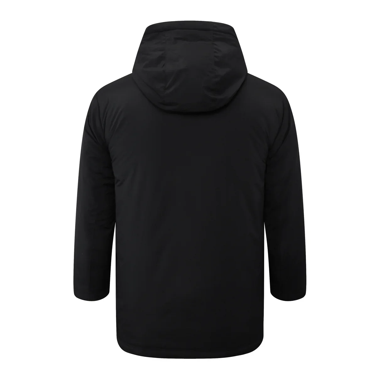 Chaqueta Acolchada Napoli EA7 Larga Negra – espalda