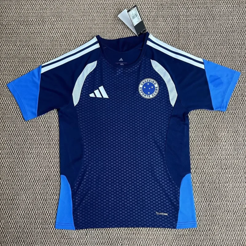 Camiseta Entrenamiento Cruzeiro Azul Marino 2026/27 – frontal