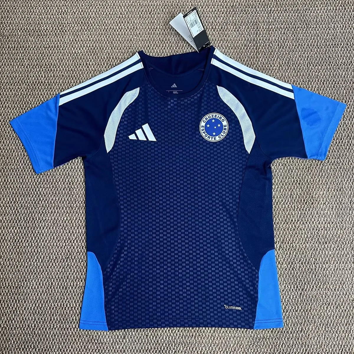 Camiseta Entrenamiento Cruzeiro Azul Marino 2026/27 – frontal