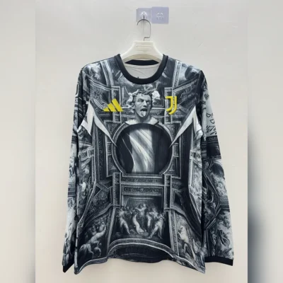 Maglia Allenamento Juventus Grigia Manica Lunga 2026/27