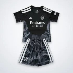 Conjunto Portero Arsenal Negro 2026/27 — Vista frontal