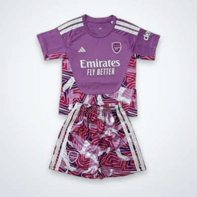 Conjunto Portero Arsenal Rosa y Morado 2026/27
