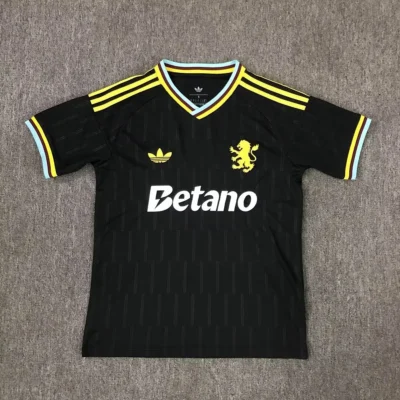 Camiseta Aston Villa Especial Negra y Amarilla 2026/27