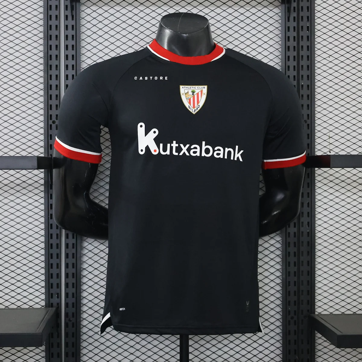 Camiseta Athletic Club Negra 2026/27 – frontal