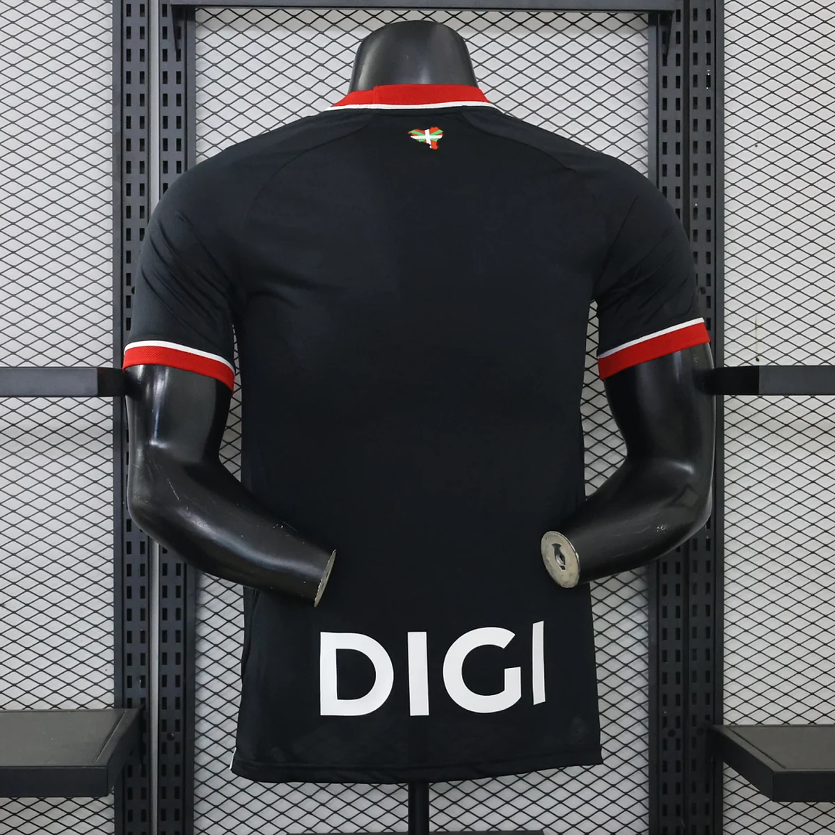 Camiseta Athletic Club Negra 2026/27 – espalda