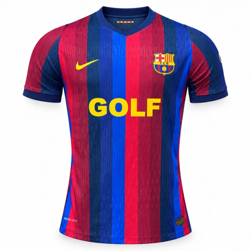 Camiseta Barcelona GOLF 2026/27 – Jugador – vista frontal comercial