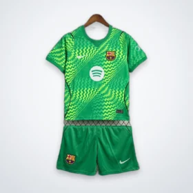 Conjunto Portero Barcelona Verde 2026/27 — Vista frontal