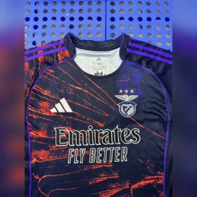 Camiseta Benfica Azul Marino con Gráfico Rojo 2026/27 — Vista frontal