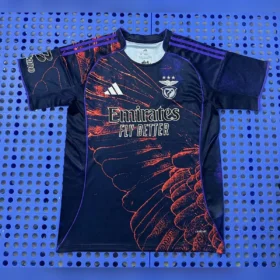 Camiseta Benfica Azul Marino con Gráfico Rojo 2026/27 — Vista frontal