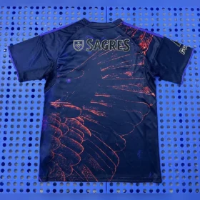 Camiseta Benfica Azul Marino con Gráfico Rojo 2026/27 — Vista posterior