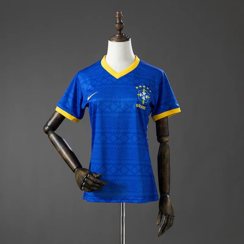 Camiseta Brasil Especial Azul Mujer 2026/27 – frontal