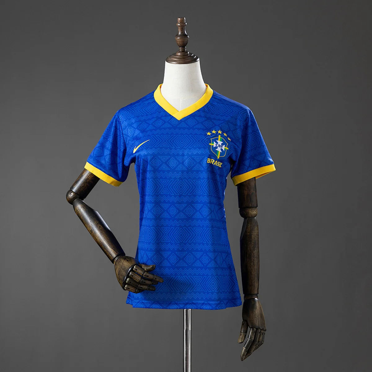 Camiseta Brasil Especial Azul Mujer 2026/27 – frontal
