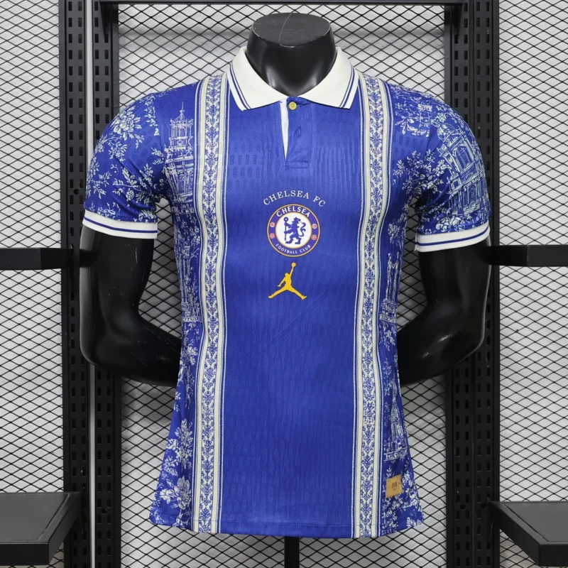 Camiseta Chelsea Especial Azul y Blanca 2026/27 – frontal