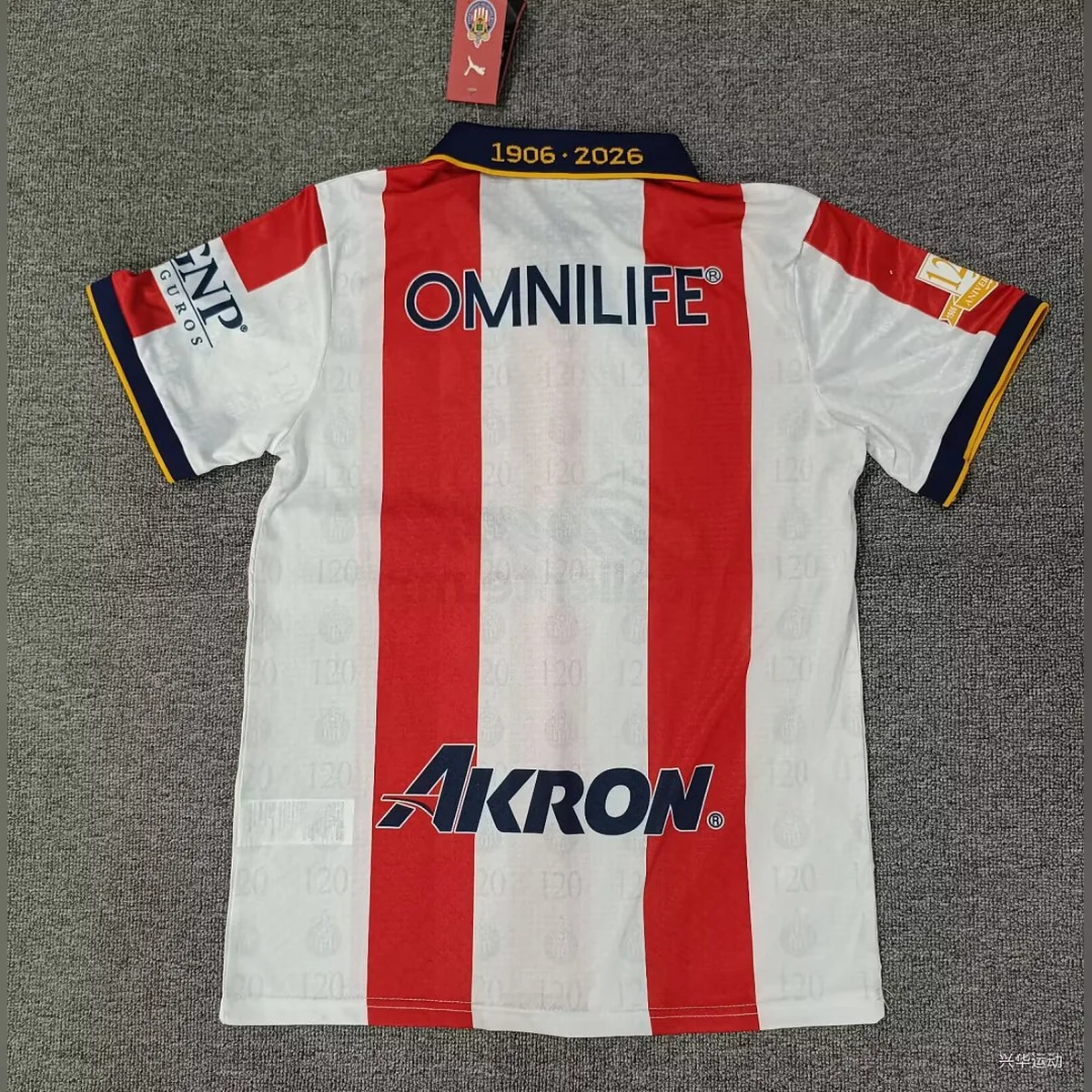 Camiseta Chivas Edición Especial 120 Años 2026/27 – espalda