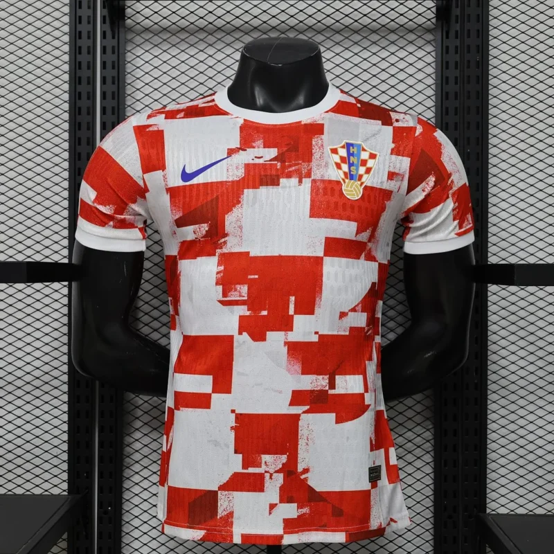 Camiseta Croacia Especial Roja y Blanca 2026/27 – Jugador – frontal
