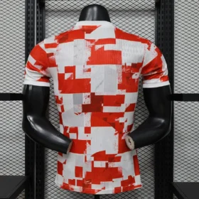 Camiseta Croacia Especial Roja y Blanca 2026/27 – Jugador — Vista posterior