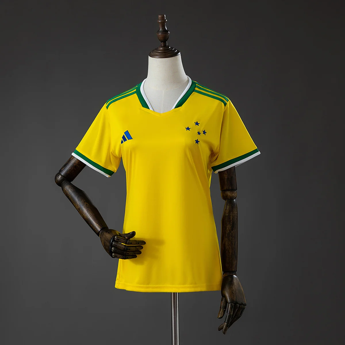 Camiseta Cruzeiro Especial Amarilla Mujer 2026/27 – frontal