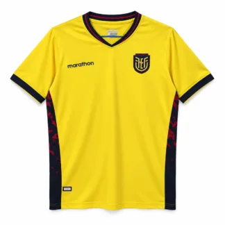 Camiseta Ecuador Mundial 2026 — vista frontal, presentación comercial