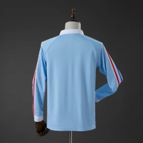 Camiseta Francia Estilo Rugby Celeste Manga Larga 2026/27 — Vista posterior