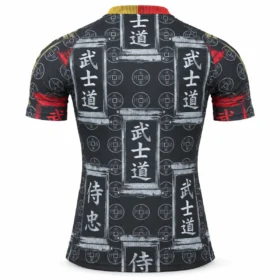 Maglia Giappone Nera Bushido – Giocatore – vista posteriore commerciale