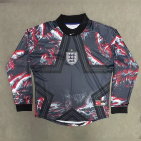 Camiseta Inglaterra Manga Larga Gráfico Rojo 2026/27 — Vista frontal