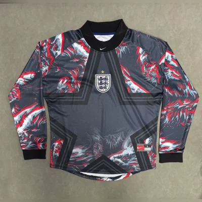 Maglia Inghilterra Manica Lunga Grafica Rossa 2026/27