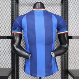 Maglia Italia Special Azzurra a Righe 2026/27 – Giocatore — Vista posteriore