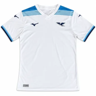 Maglia Lazio 125 Anni Bianca 2025/26 — vista frontale, presentazione commerciale