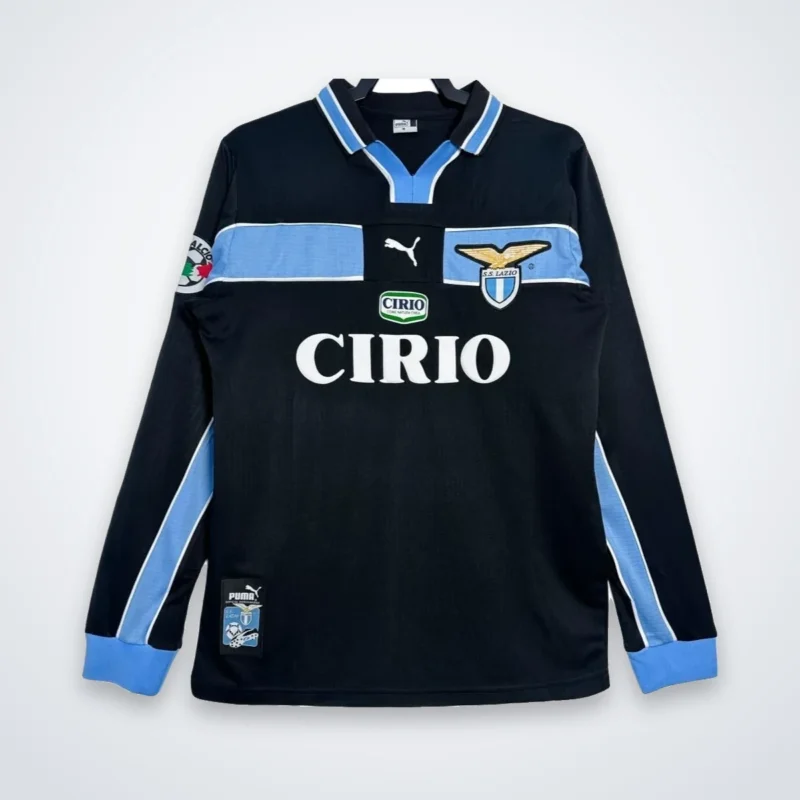Camiseta Lazio Manga Larga 1998/99 – Segunda Equipación — Vista frontal