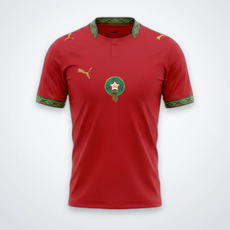 Camiseta Marruecos 2026 – frontal