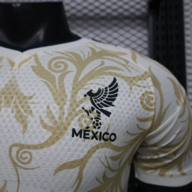 Camiseta México Especial Blanca y Oro 2026/27 — Detalle del producto