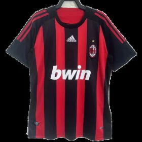 Camiseta Milan 2008/09 Retro — Vista frontal