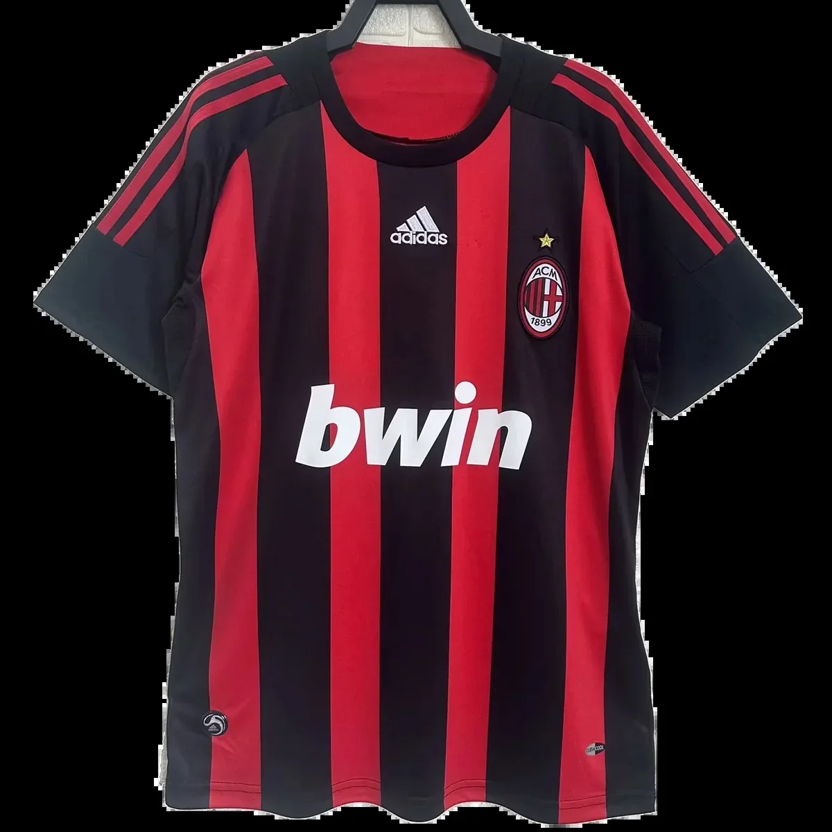 Camiseta Milan 2008/09 Retro – frontal