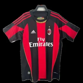 Camiseta Milan 2010/11 Retro — Vista frontal