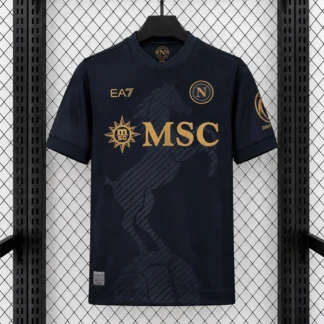 Camiseta Nápoles Negra Tercera Euro 2026/27 – frontal