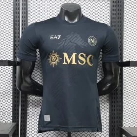 Camiseta Nápoles Negra Tercera Euro 2026/27 – Jugador — Vista frontal