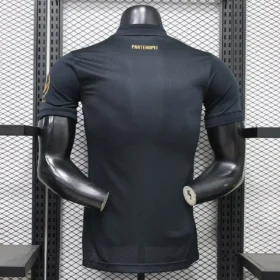 Camiseta Nápoles Negra Tercera Euro 2026/27 – Jugador — Vista posterior