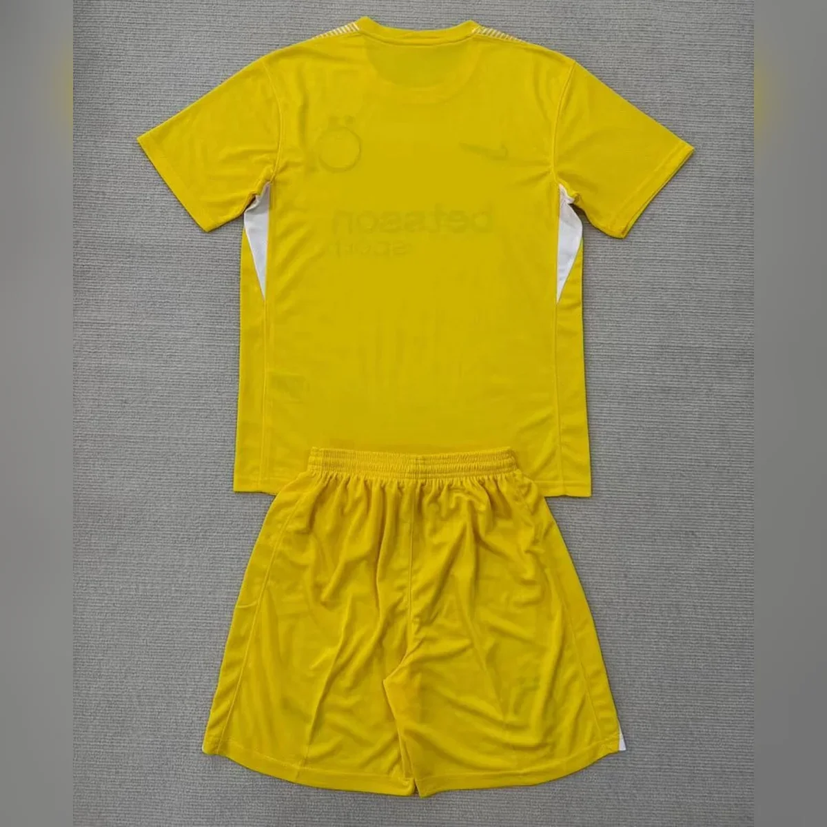 Camiseta Portero Inter Amarilla 2025/26 con Pantalón – espalda