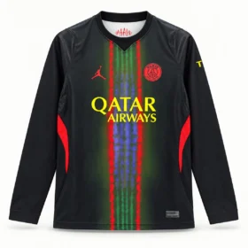 Maglia PSG 2026/27 Terza Manica Lunga – Versione Fan – vista frontale commerciale