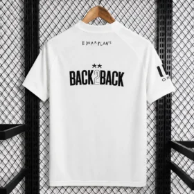 Camiseta PSG Special Back2Back Blanca y Azul — Vista posterior