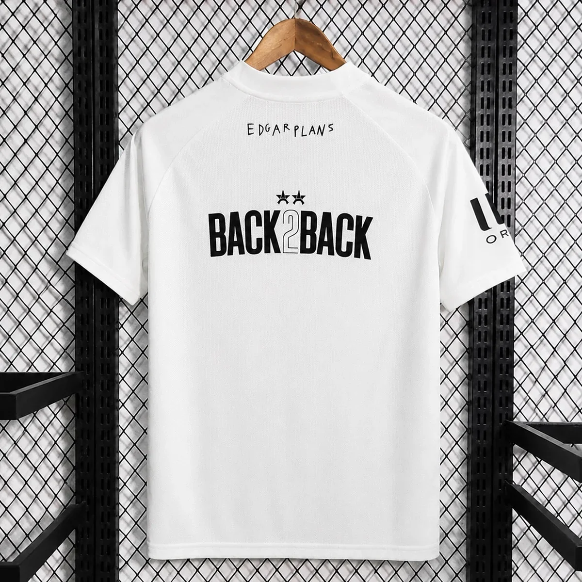 Camiseta PSG Special Back2Back Blanca y Azul – espalda
